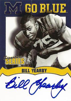 2002 TK Legacy Michigan Wolverines - Go Blue Autographs #MGB38 Bill Yearby Front