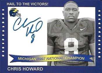 2002 TK Legacy Michigan Wolverines - National Champions Autographs #1997F Chris Howard Front