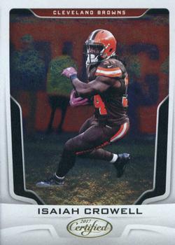 2017 Panini Certified #39 Isaiah Crowell Front
