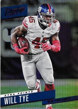 2017 Panini Prestige - Xtra Points Red #22 Will Tye Front