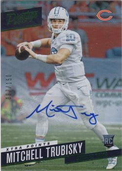 2017 Panini Prestige - Rookie Signatures Xtra Points Green #204 Mitchell Trubisky Front