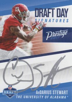 2017 Panini Prestige - Draft Day Signatures Silver #DDS-AS ArDarius Stewart Front