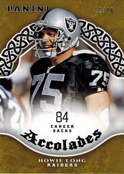 2017 Panini - Accolades Gold #AC-HL Howie Long Front