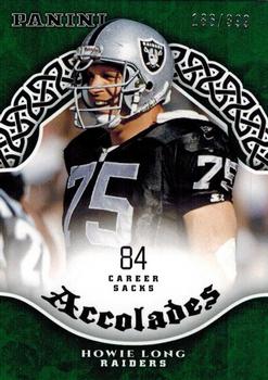2017 Panini - Accolades Green #AC-HL Howie Long Front