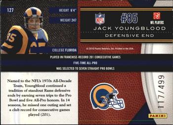 2010 Panini Limited #127 Jack Youngblood  Back
