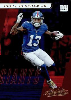 2017 Panini Absolute #55 Odell Beckham Jr. Front