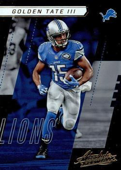 2017 Panini Absolute #67 Golden Tate III Front