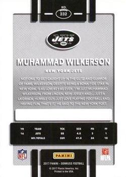2017 Donruss - Press Proof Black #232 Muhammad Wilkerson Back