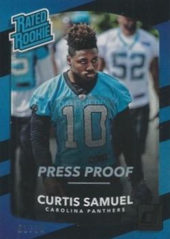 2017 Donruss - Press Proof Black #346 Curtis Samuel Front