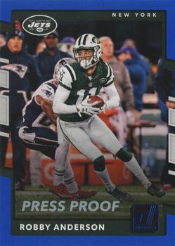 2017 Donruss - Press Proof Blue #71 Robby Anderson Front