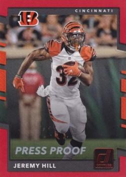 2017 Donruss - Press Proof Red #82 Jeremy Hill Front