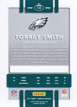 2017 Donruss - Press Proof Red #134 Torrey Smith Back