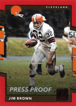 2017 Donruss - Press Proof Red #203 Jim Brown Front