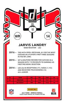 2017 Donruss - 1981 Tribute Holo #12 Jarvis Landry Back