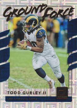 2017 Donruss - Ground Force #14 Todd Gurley II Front