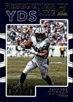 2017 Donruss - Production Line Yardage #8 DeMarco Murray Front