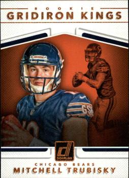 2017 Donruss - Rookie Gridiron Kings #6 Mitchell Trubisky Front
