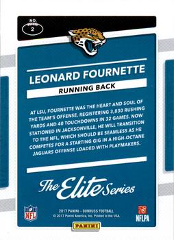 2017 Donruss - The Elite Series Rookies #2 Leonard Fournette Back