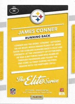 2017 Donruss - The Elite Series Rookies #28 James Conner Back