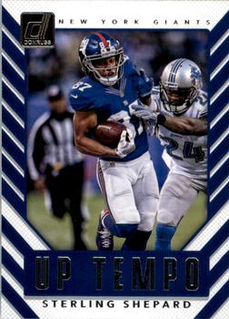 2017 Donruss - Up Tempo #6 Sterling Shepard Front