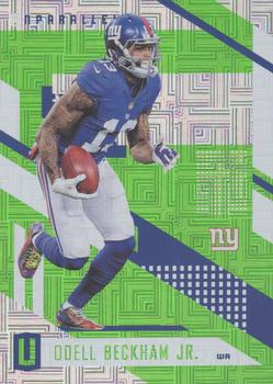 2017 Panini Unparalleled - Lime Green #104 Odell Beckham Jr. Front