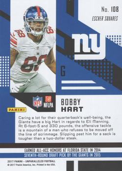 2017 Panini Unparalleled - Lime Green #108 Bobby Hart Back