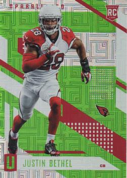 2017 Panini Unparalleled - Lime Green #184 Justin Bethel Front