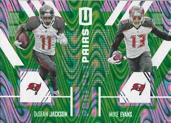 2017 Panini Unparalleled - Perfect Pairs Lime Green #PA-9 DeSean Jackson / Mike Evans Front