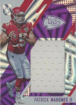2017 Panini Unparalleled - Rookie Stitches Jersey Purple #RS-PM Patrick Mahomes II Front