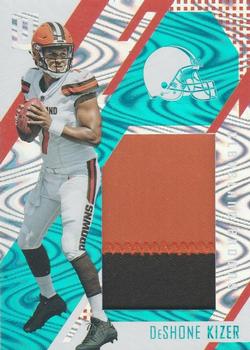 2017 Panini Unparalleled - Rookie Stitches Patch Teal #RS-DK DeShone Kizer Front