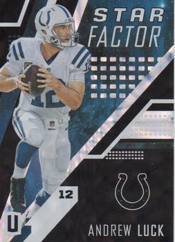 2017 Panini Unparalleled - Star Factor #SF-AL Andrew Luck Front