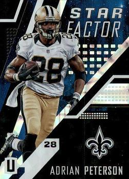 2017 Panini Unparalleled - Star Factor #SF-AP Adrian Peterson Front