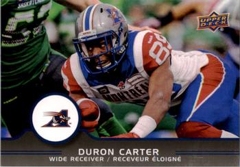 2016 Upper Deck CFL #40 Duron Carter Front