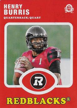 2016 Upper Deck CFL - O-Pee-Chee #9 Henry Burris Front