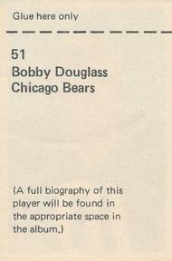 1971 NFLPA Wonderful World Stamps #51 Bobby Douglass Back