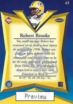 1998 Collector's Edge Masters - Base Previews #65 Robert Brooks Back
