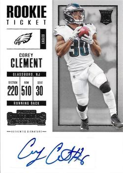 2017 Panini Contenders #123 Corey Clement Front