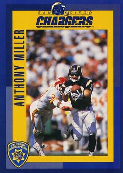 1993 San Diego Chargers Police #5 Anthony Miller Front