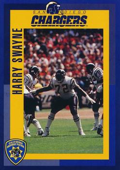 1993 San Diego Chargers Police #10 Harry Swayne Front