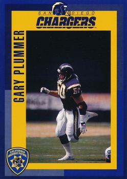 1993 San Diego Chargers Police #13 Gary Plummer Front
