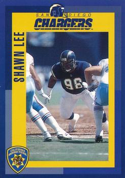 1993 San Diego Chargers Police #24 Shawn Lee Front