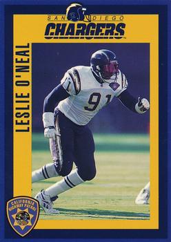 1994 San Diego Chargers Police #3 Leslie O'Neal Front