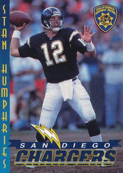 1997 San Diego Chargers Police #2 Stan Humphries Front