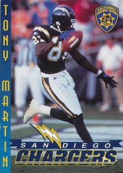 1997 San Diego Chargers Police #3 Tony Martin Front