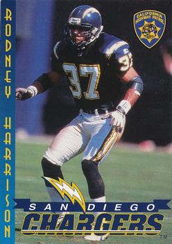 1997 San Diego Chargers Police #8 Rodney Harrison Front
