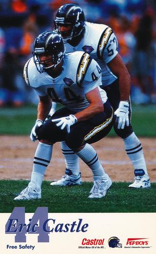 1994 Castrol San Diego Chargers  #NNO Eric Castle Front