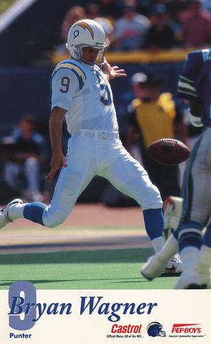 1994 Castrol San Diego Chargers  #NNO Bryan Wagner Front