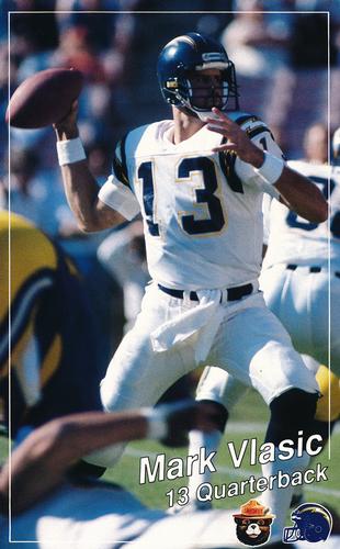 1989 San Diego Chargers Smokey #NNO Mark Vlasic Front