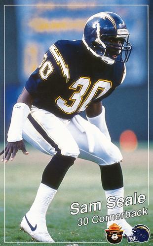 1989 San Diego Chargers Smokey #NNO Sam Seale Front