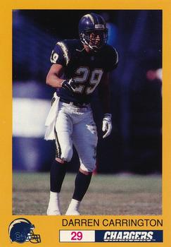 1993 San Diego Chargers Police #NNO Darren Carrington Front